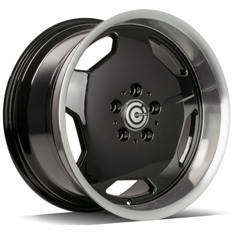 Janta aliaj Carbonado Retro 8.0x17 5x112 ET35 BGLP - Black Glossy Lip Polished