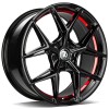 Janta aliaj seventy9 SCF-B 8.0x18 5x108 ET45 BGRIL- Black Glossy Red Inner Lip