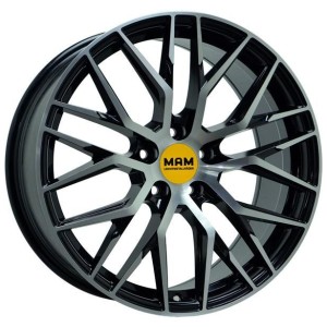 Janta aliaj MAM Leichtmetallräder RS4 8.0x18 5x108 ET45 BFP - Black Front Polish