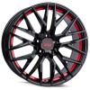 Janta aliaj MAM Leichtmetallräder RS4 8.0x18 5x108 ET45 BPRI - Black Painted Red Inside