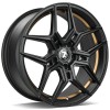 Janta aliaj seventy9 SV-B 8.0x18 5x112 ET35 BGGIL - Black Matt Gold Inner Lip