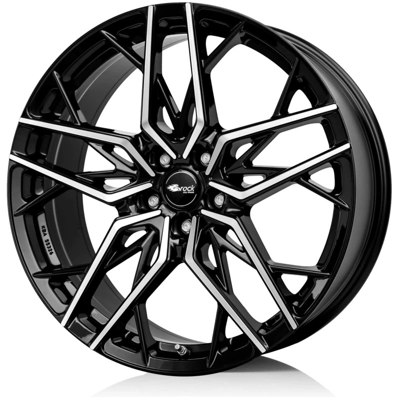 Janta aliaj Brock B44 8.0x18 5x112 ET35 SGVP - Schwarz Front-Poliert