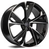Janta aliaj Carbonado Luxury 8.0x18 5x112 ET45 BFP - Black Front Polished