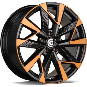 Janta aliaj Carbonado Trick 8.0x18 5x112 ET40 MBCF - Half Black Matt Cooper Front