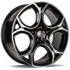 Janta aliaj Carbonado UNIQUE 7.5x18 5x112 ET45 BFP - Black Front Polished
