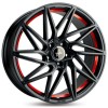 Janta aliaj Keskin Tuning KT20 8.0x18 5x112 ET30 BPRI - Black Painted Red Inside