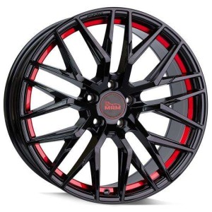Janta aliaj MAM Leichtmetallräder RS4 8.0x18 5x112 ET45 BPRI - Black Painted Red Inside