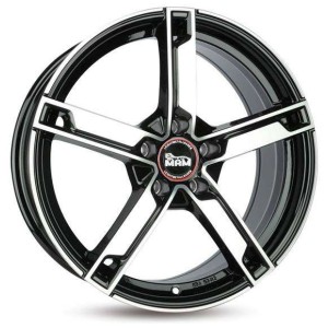 Janta aliaj MAM Leichtmetallräder W4 7.5x18 5x112 ET44 BFP - Black Front Polish