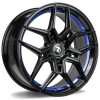 Janta aliaj seventy9 SV-B 8.0x18 5x120 ET35 BGBIL - Black Glossy Blue Inner Lip
