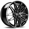 Janta aliaj Carbonado Rubin 8.0x18 5x120 ET33 BFP - Black Front Polished