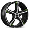 Janta aliaj Ronal R62 green 8.0x19 5x110 ET33 JBFG - Jetblack-Matt-Frontkopiert