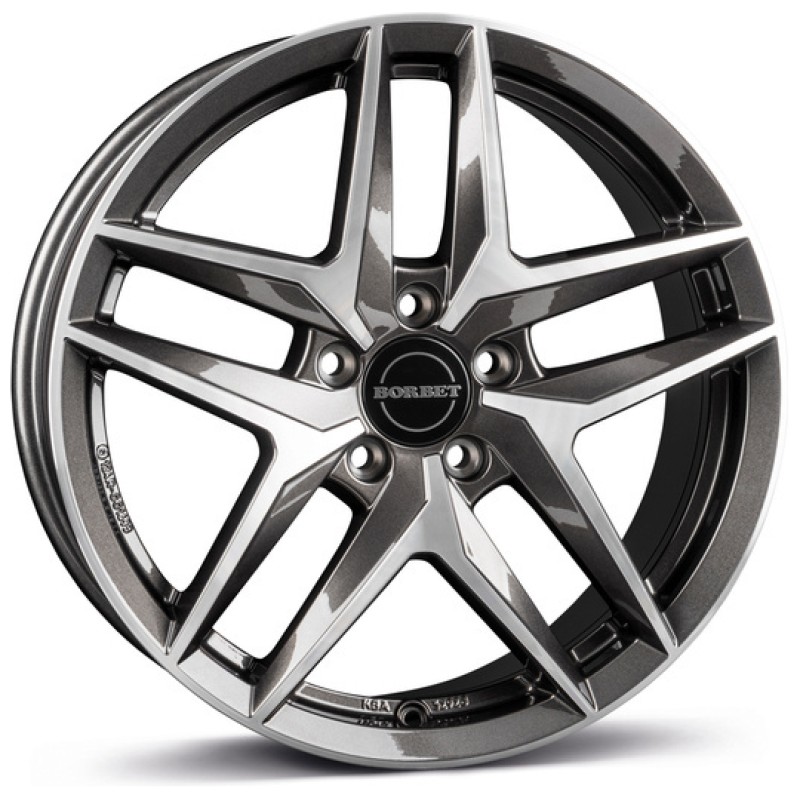 Janta aliaj Borbet Z 8.0x19 5x112 ET32 MAGP - Mistral anthracite glossy polished