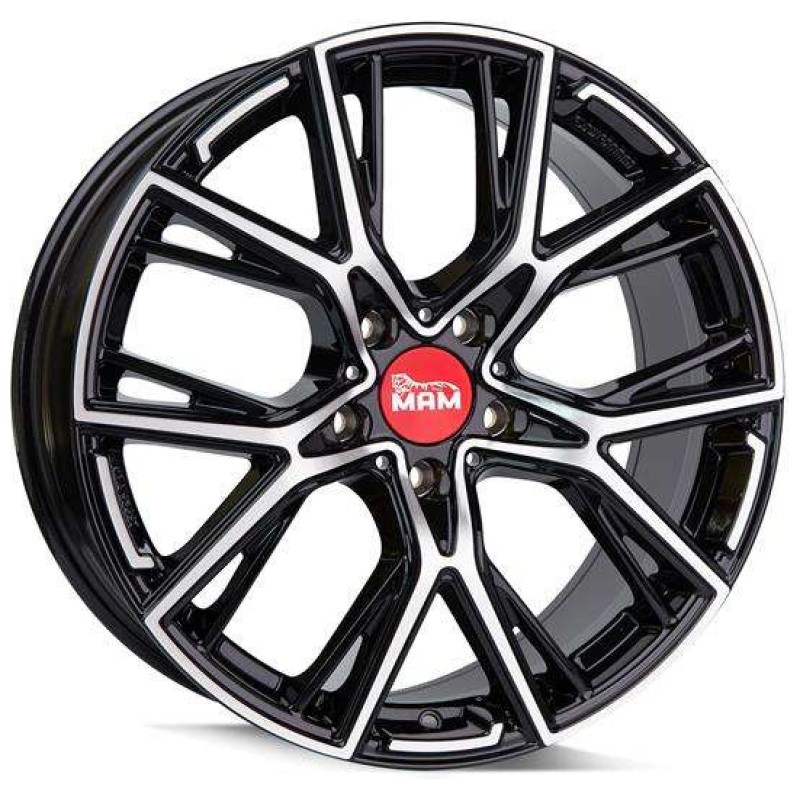 Janta aliaj MAM Leichtmetallräder B4 8.5x19 5x112 ET30 BFP - Black Front Polished