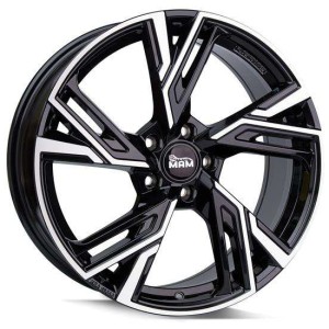 Janta aliaj MAM Leichtmetallräder RS5 8.5x19 5x112 ET30 BFP - Black Front Polished