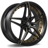 Janta aliaj seventy9 SV-AR 8.5x19 5x120 ET30 DMBMG - Deep Matt Black Milled Gold