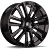 Janta aliaj Carbonado Knockout 9.0x20 5x108 ET38 BG - Black Glossy