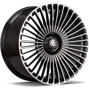 Janta aliaj Carbonado Hurricane 9.5x20 5x112 ET45 BFP - Black Front Polished