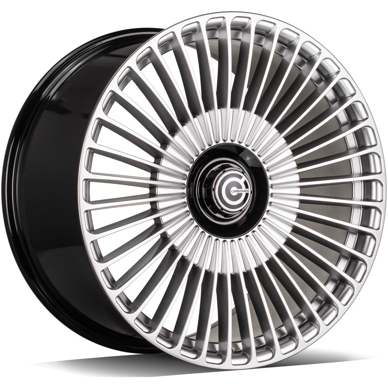 Janta aliaj Carbonado Hurricane 9.5x20 5x112 ET45 DHS - Diamond Hyper Silver