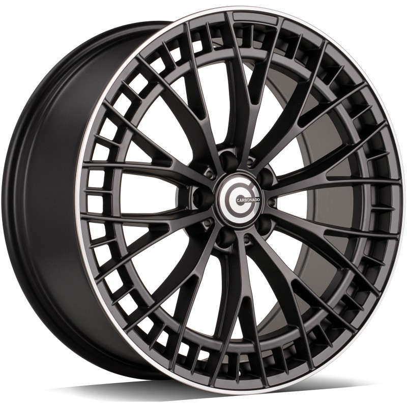 Janta aliaj Carbonado Upscale 9.5x20 5x112 ET45 DMBLP - Deep Matt Black Lip Polished