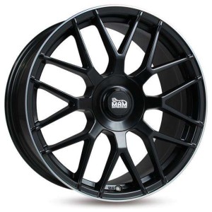 Janta aliaj MAM Leichtmetallräder GT1 9.5x20 5x112 ET30 MBLP - Matt Black Lip Polish