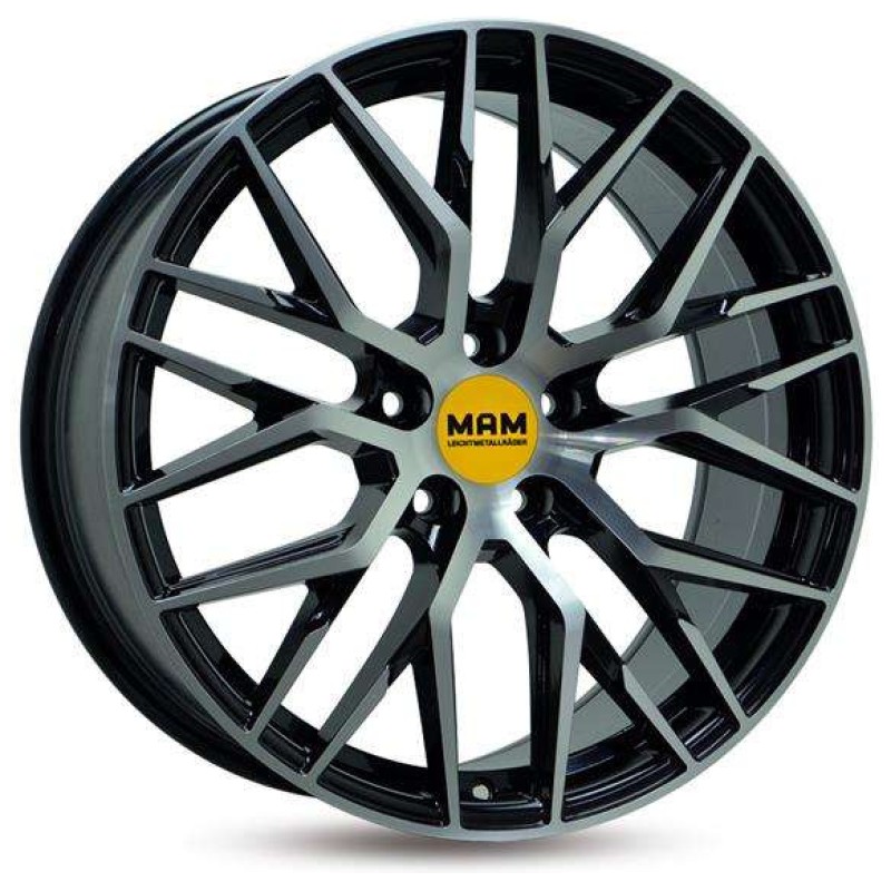 Janta aliaj MAM Leichtmetallräder RS4 8.5x20 5x112 ET45 BFP - Black Front Polish