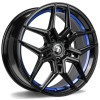 Janta aliaj seventy9 SV-B 8.5x20 5x120 ET35 BGBIL - Black Glossy Blue Inner Lip