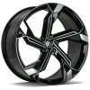Janta aliaj Carbonado Superstar 9.5x21 5x112 ET25 BFP - Black Front Polished