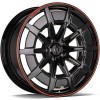 Janta aliaj seventy9 MF.7 10.0x22 5x130 ET30 BGCRL - Black Red Carbon Lip Cover