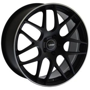 JANTA Evolution S196 CB72.6 10.5/21 120 ET44.0 Matt black with polished lip