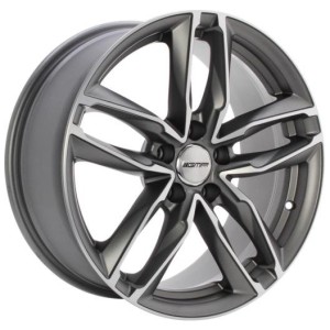 JANTA GMP ATOM CB57.1 7.5/17 100 ET40.0 Matt anthracite polished