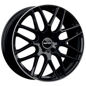 JANTA GMP BERGHEM CB66.6 8/18 112 ET45.0 Black with polished lip