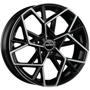 JANTA GMP CARTESIO CB73.1 7/17 100 ET45.0 Black polished