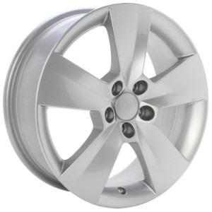 JANTA Origineel SKODA 657601025 CB57.1 6/16 100 ET38.0 Silver