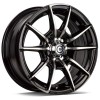 Janta aliaj Carbonado Scooter 5.5x13" 4x100;4x98 ET30 BFP - Black Front Polished
