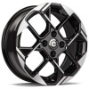 Janta aliaj Carbonado Zombie 6.0x15" 4x100 ET40 BFP - Black Front Polished