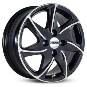 Janta aliaj Ronal R51 6.5x15" 4x100 ET38 JB - Jetblack-Frontkopiert