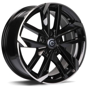 Janta aliaj Carbonado Rennes 6.5x15" 4x108 ET25 BFP - Black Front Polished