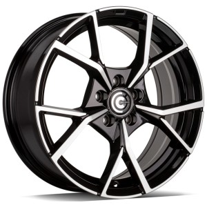 Janta aliaj Carbonado Predator 6.5x15" 5x100 ET38 BFP - Black Front Polished
