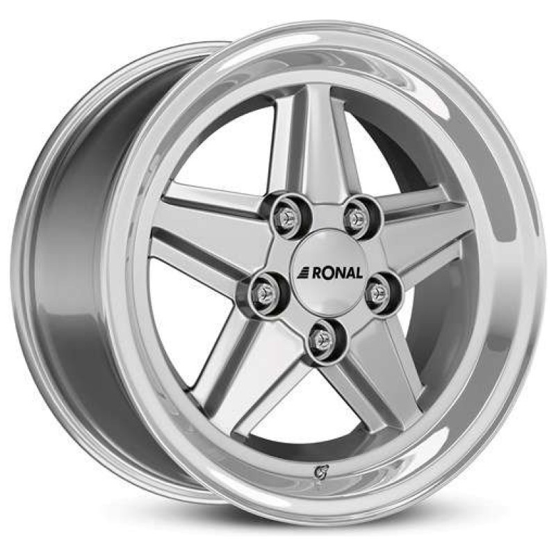 Janta aliaj Ronal R9 7.0x15" 5x120 ET17 S - Silber-Hornkopiert