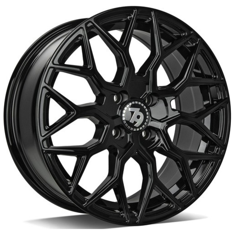 Janta aliaj seventy9 SV-K 7.0x16" 4x100 ET38 BG - Black Glossy
