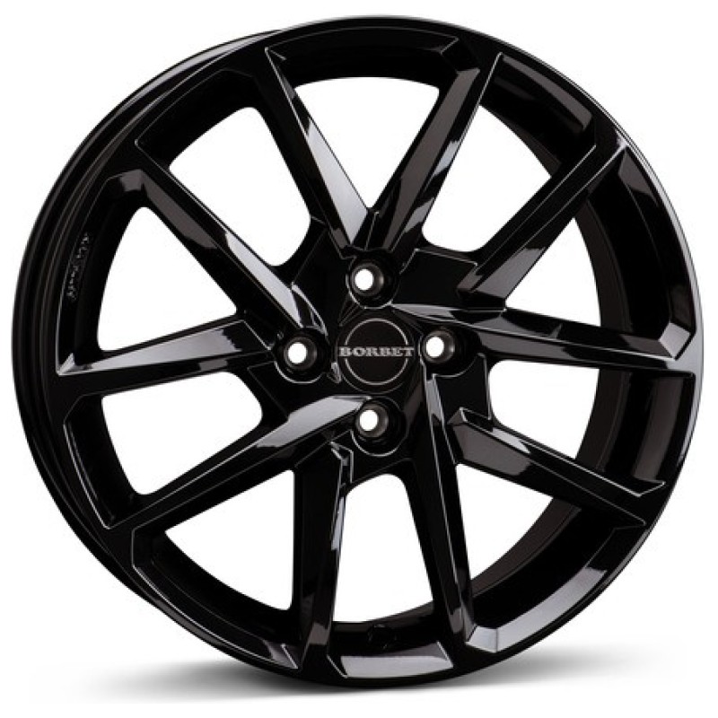 Janta aliaj Borbet N 6.5x16" 4x100 ET37 BG - Black Glossy