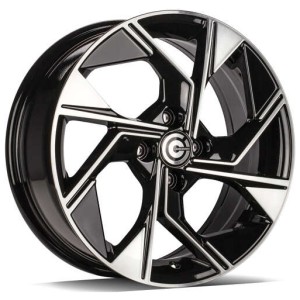 Janta aliaj Carbonado LANTERN 6.5x16" 4x100 ET40 BFP - Black Front Polished