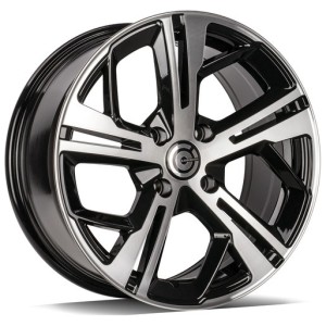 Janta aliaj Carbonado Angers 7.0x16" 4x108 ET20 BFP - Black Front Polished