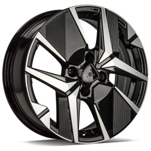 Janta aliaj Carbonado LOIRE 6.5x16" 4x108 ET32 BFP - Black Front Polished