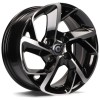 Janta aliaj Carbonado Nantes 7.0x16" 4x108 ET25 BFP - Black Front Polished