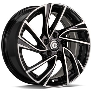 Janta aliaj Carbonado Monaco 6.5x16" 5x100 ET38 BFP - Black Front Polished