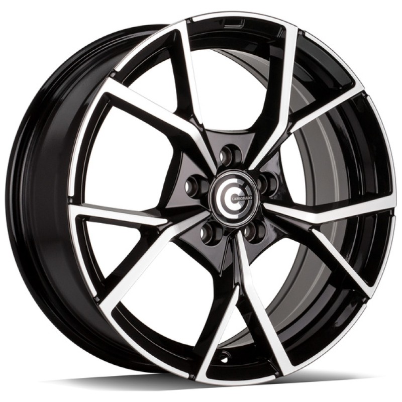 Janta aliaj Carbonado Predator 6.5x16" 5x100 ET38 BFP - Black Front Polished