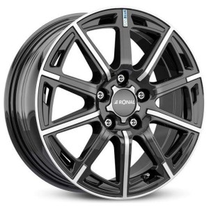 Janta aliaj Ronal R60 6.5x16" 5x105 ET39 JBF - Jetblack-Frontkopiert