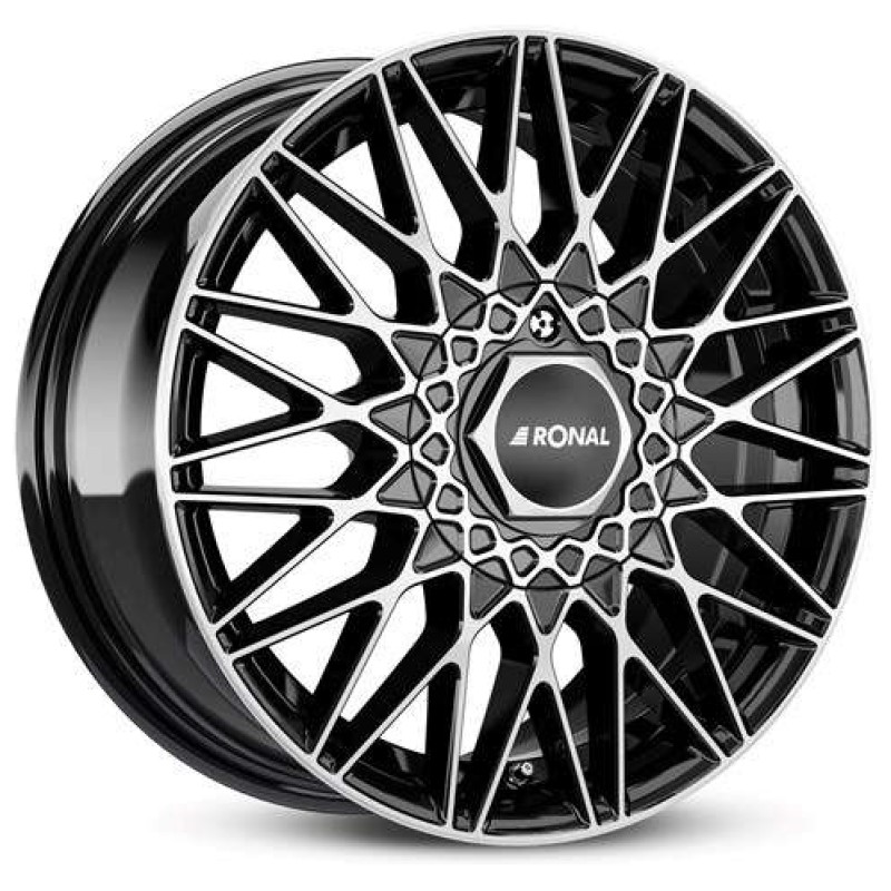 Janta aliaj Ronal LSX 7.0x16" 5x108 ET45 JB - Jetblack-Frontkopiert