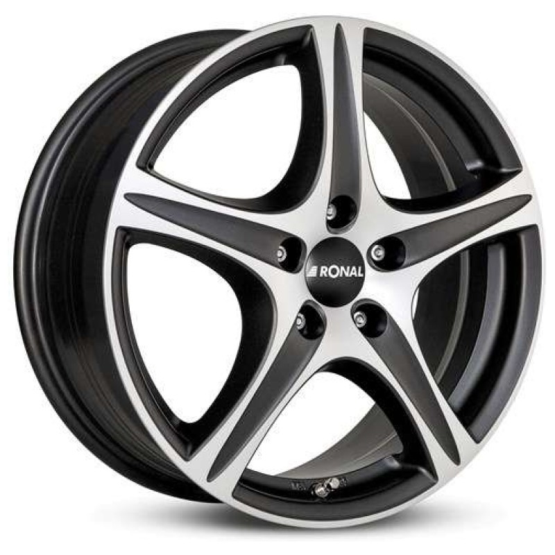 Janta aliaj Ronal R56 6.5x16" 5x108 ET50 MBF - Mattschwarz-Frontkopiert